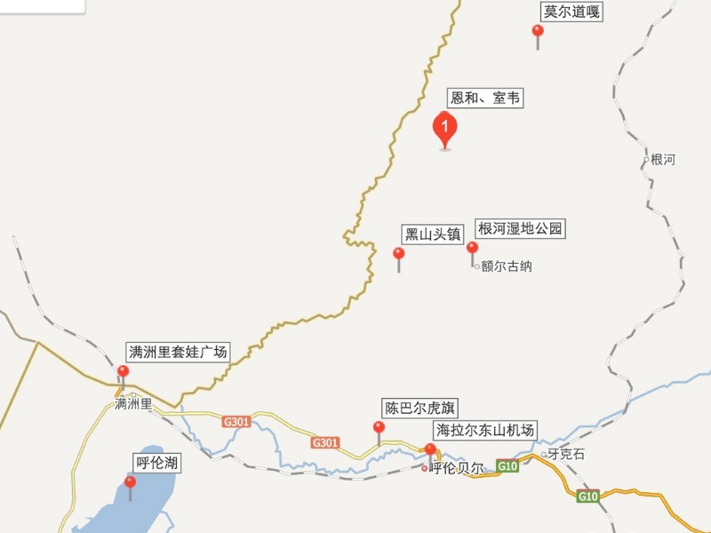 自驾出行海拉尔道路G10高速博克图至免渡河段封闭情况