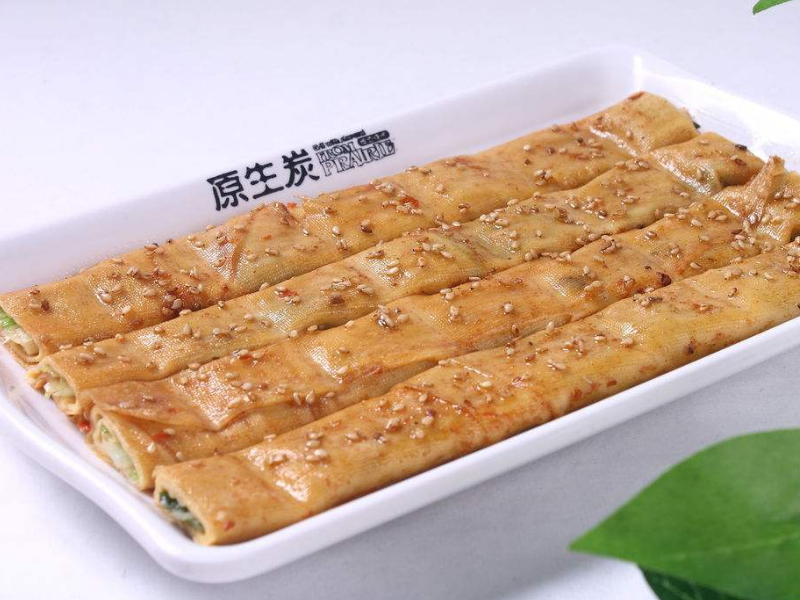 东北最流行的特色菜熏干豆腐卷