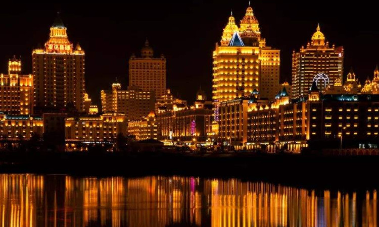 满洲里夜景